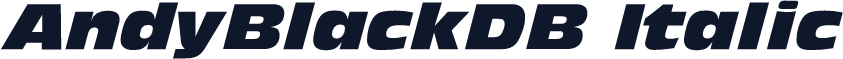 AndyBlackDB Italic