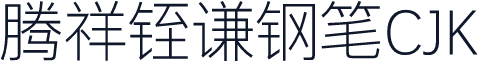 腾祥铚谦钢笔CJK
