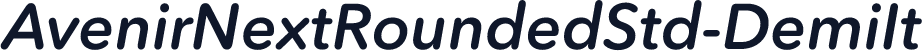 AvenirNextRoundedStd-DemiIt