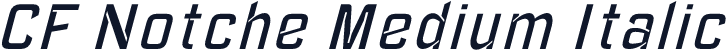 CF Notche Medium Italic