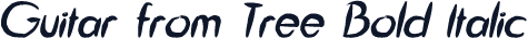 Guitar from Tree Bold Italic