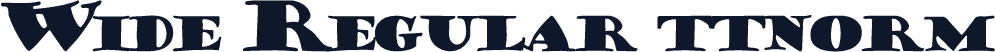 Wide Regular ttnorm