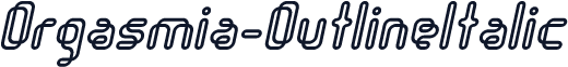 Orgasmia-OutlineItalic