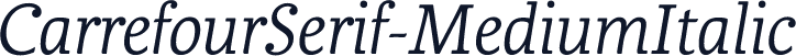 CarrefourSerif-MediumItalic