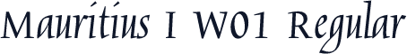 Mauritius I W01 Regular