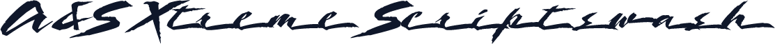 A&S Xtreme Script swash