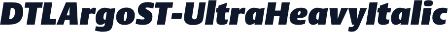 DTLArgoST-UltraHeavyItalic