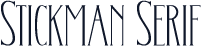Stickman Serif