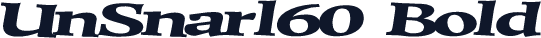 UnSnarl60 Bold