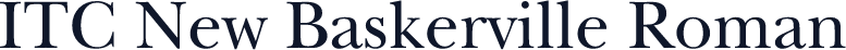 ITC New Baskerville Roman