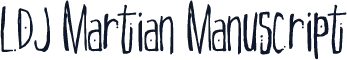 LDJ Martian Manuscript