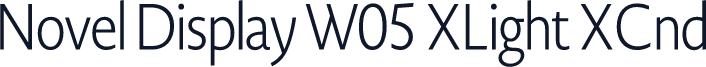 Novel Display W05 XLight XCnd