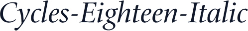 Cycles-Eighteen-Italic