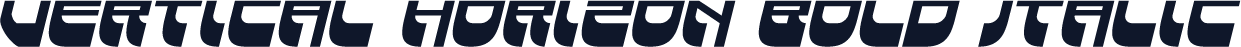 Vertical Horizon Bold Italic