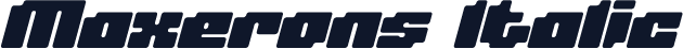 Maxerons Italic