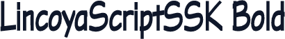 LincoyaScriptSSK Bold