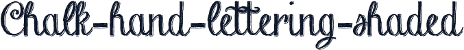 Chalk-hand-lettering-shaded