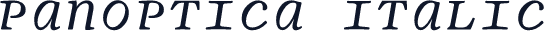 Panoptica Italic