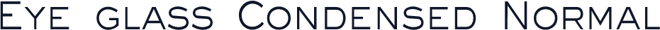 Eye glass Condensed Normal