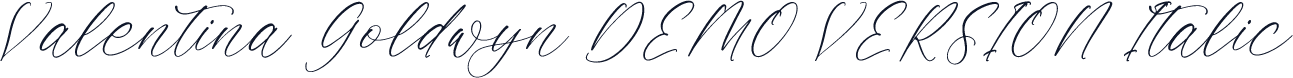 Valentina Goldwyn DEMO VERSION Italic