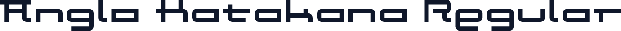 Anglo Katakana Regular