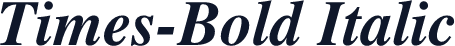 Times-Bold Italic
