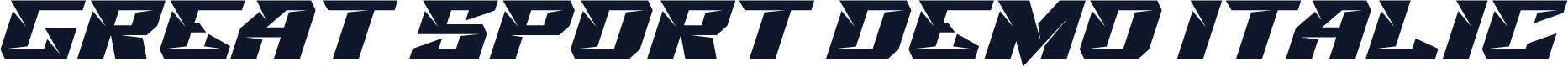 Great Sport Demo Italic