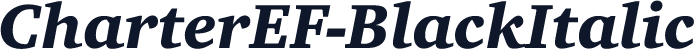 CharterEF-BlackItalic