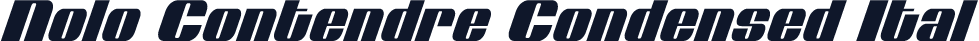 Nolo Contendre Condensed Ital