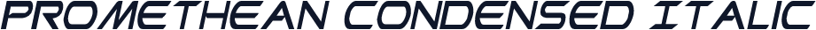 Promethean Condensed Italic