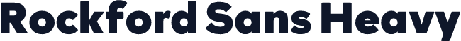 Rockford Sans Heavy