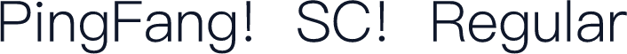 PingFang SC Regular