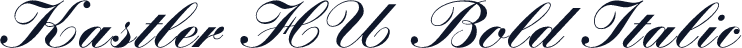 Kastler HU Bold Italic