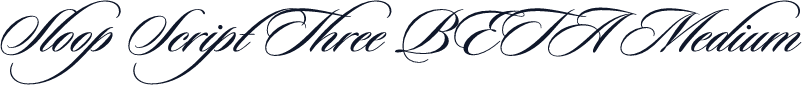 Sloop Script Three BETA Medium