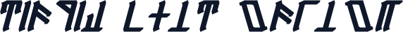 Dethek Bold Italic