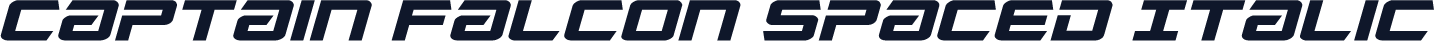 Captain Falcon Spaced Italic