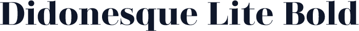 Didonesque Lite Bold
