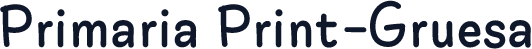 Primaria Print-Gruesa