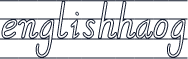 englishhaog四线三格空心描习体