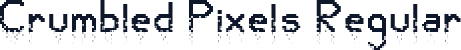 Crumbled Pixels Regular
