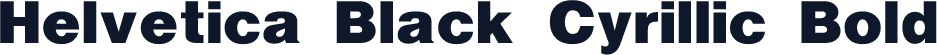 Helvetica Black Cyrillic Bold