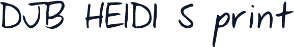 DJB HEIDI S print