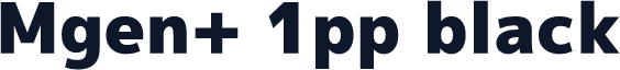 Mgen+ 1pp black