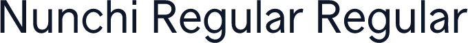 Nunchi Regular Regular