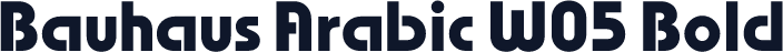 Bauhaus Arabic W05 Bold