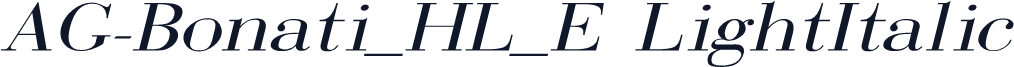AG-Bonati_HL_E LightItalic