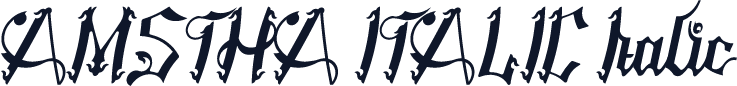 AMSTHA ITALIC Italic