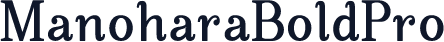 ManoharaBoldPro