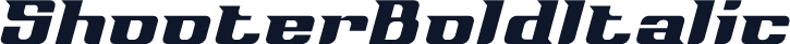ShooterBoldItalic