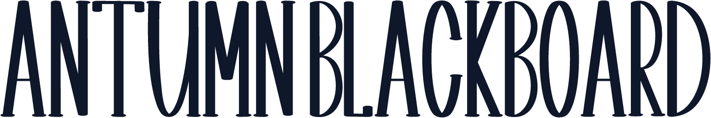 Antumn Blackboard